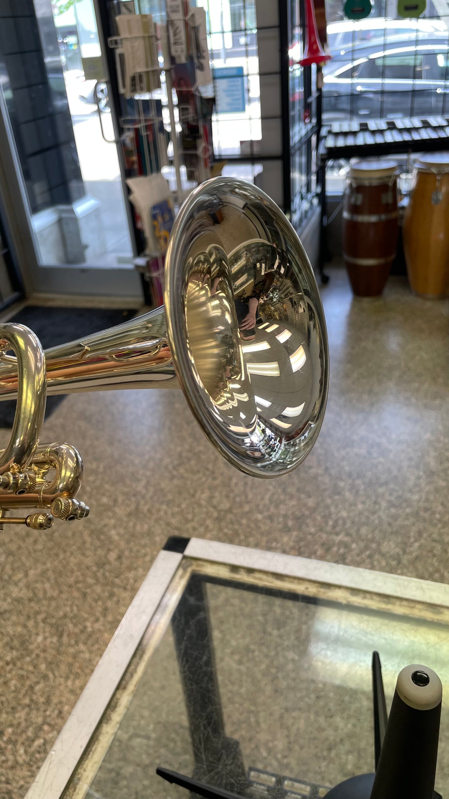 Pre-Owned Carol Brass CTR-8060H Trumpet - Silver