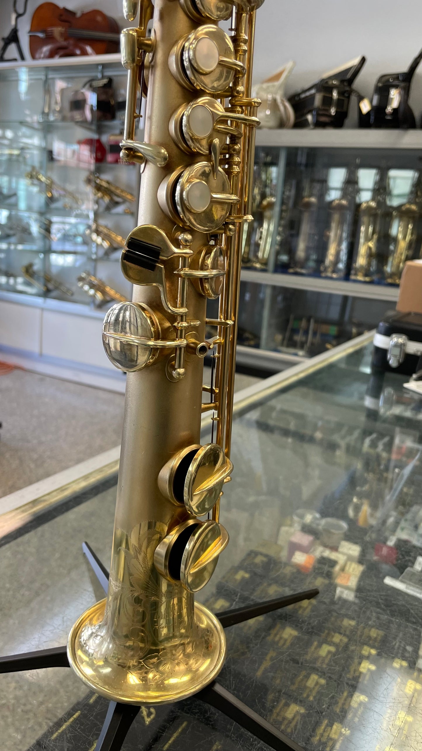 Pre-Owned Martin Handcraft Soprano Saxophone - Gold Plated