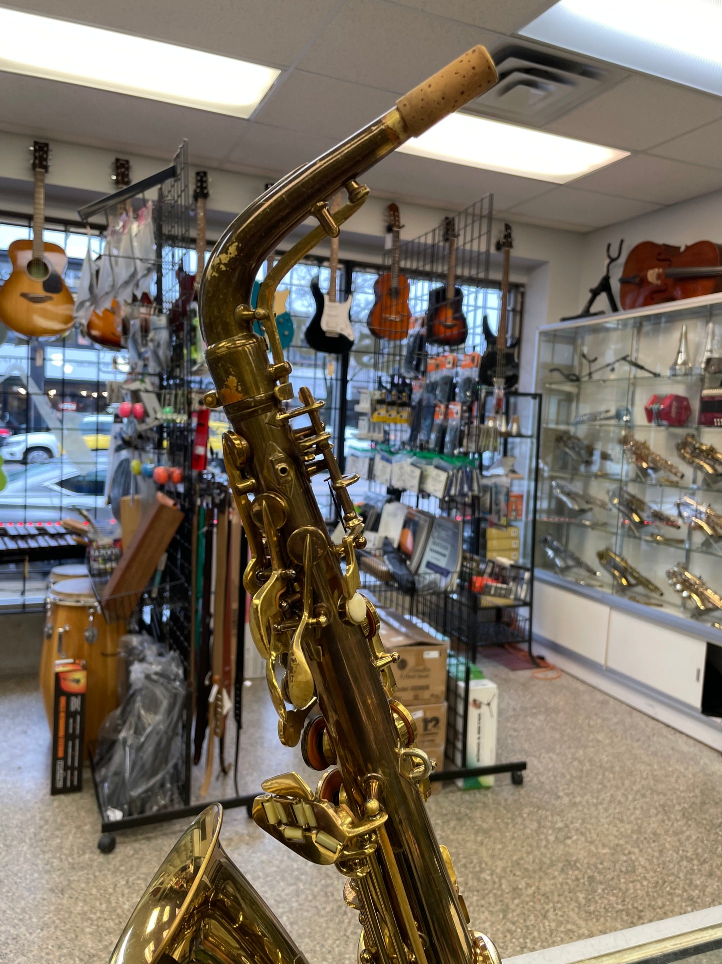 1953 Conn 6M Alto Saxophone - Naked Lady