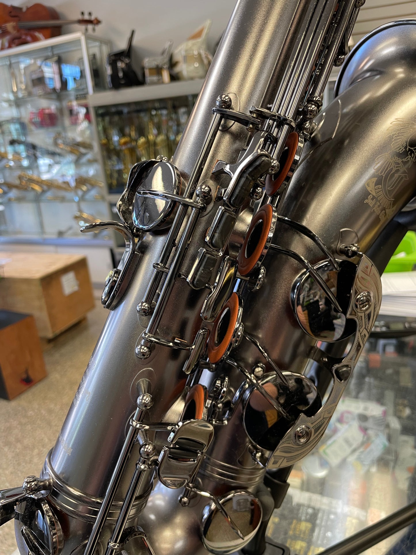 Pre-Owned Cannonball Big Bell Stone Series 'Raven' Tenor Saxophone