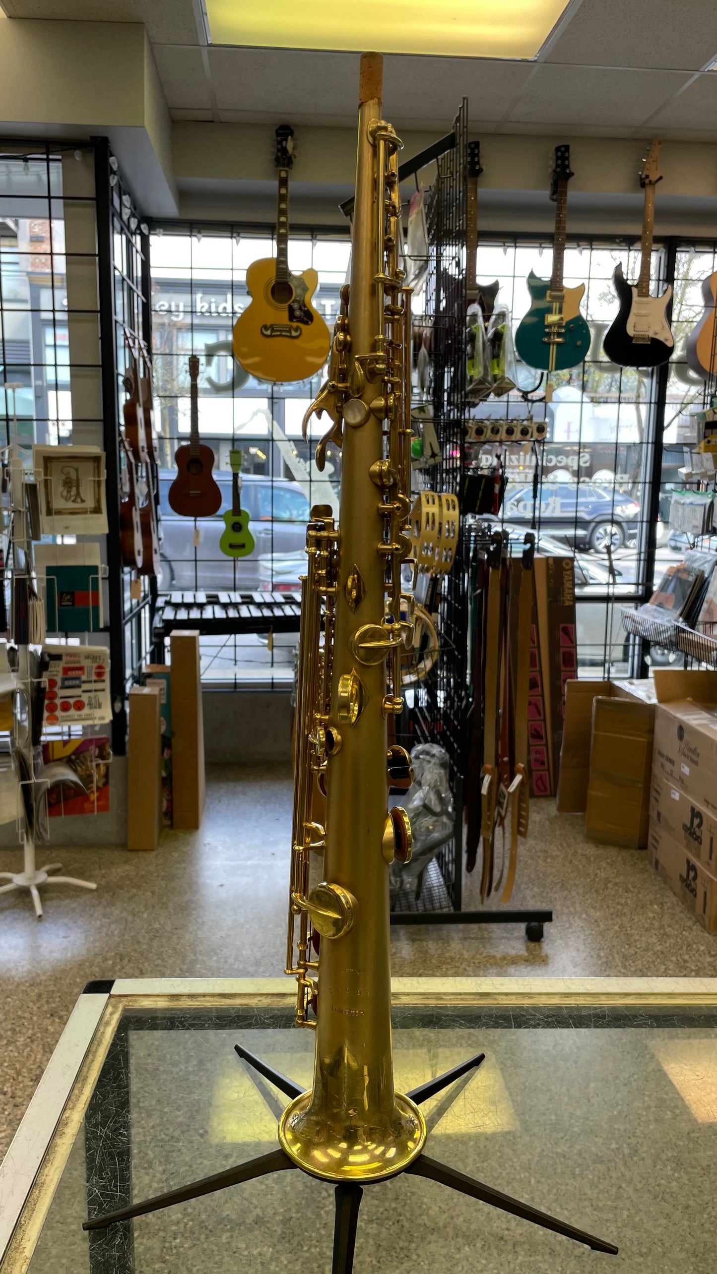 Pre-Owned Martin Handcraft Soprano Saxophone - Gold Plated