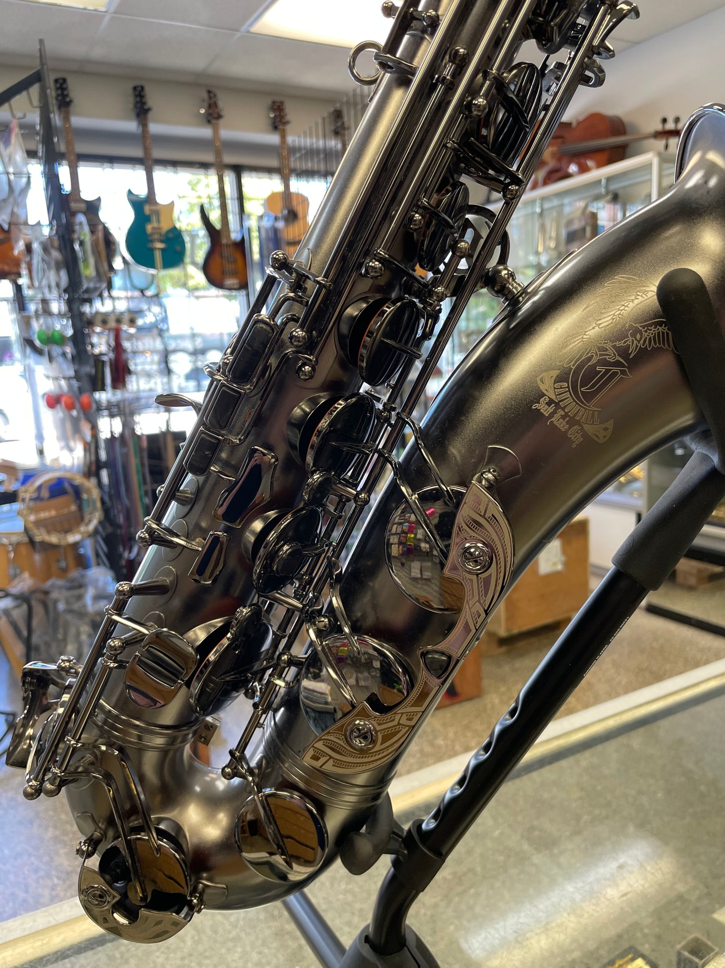 Pre-Owned Cannonball Big Bell Stone Series 'Raven' Tenor Saxophone