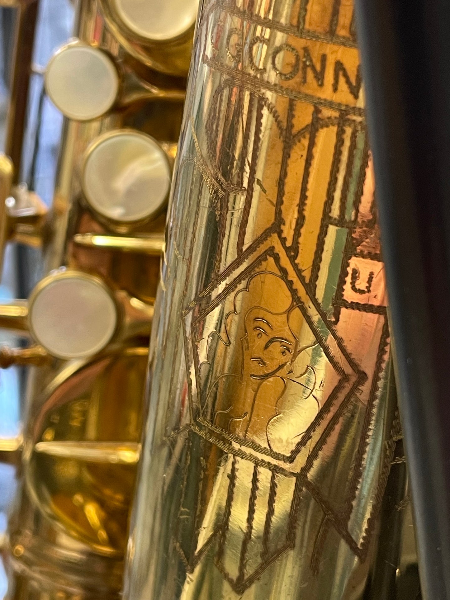 1953 Conn 6M Alto Saxophone - Naked Lady