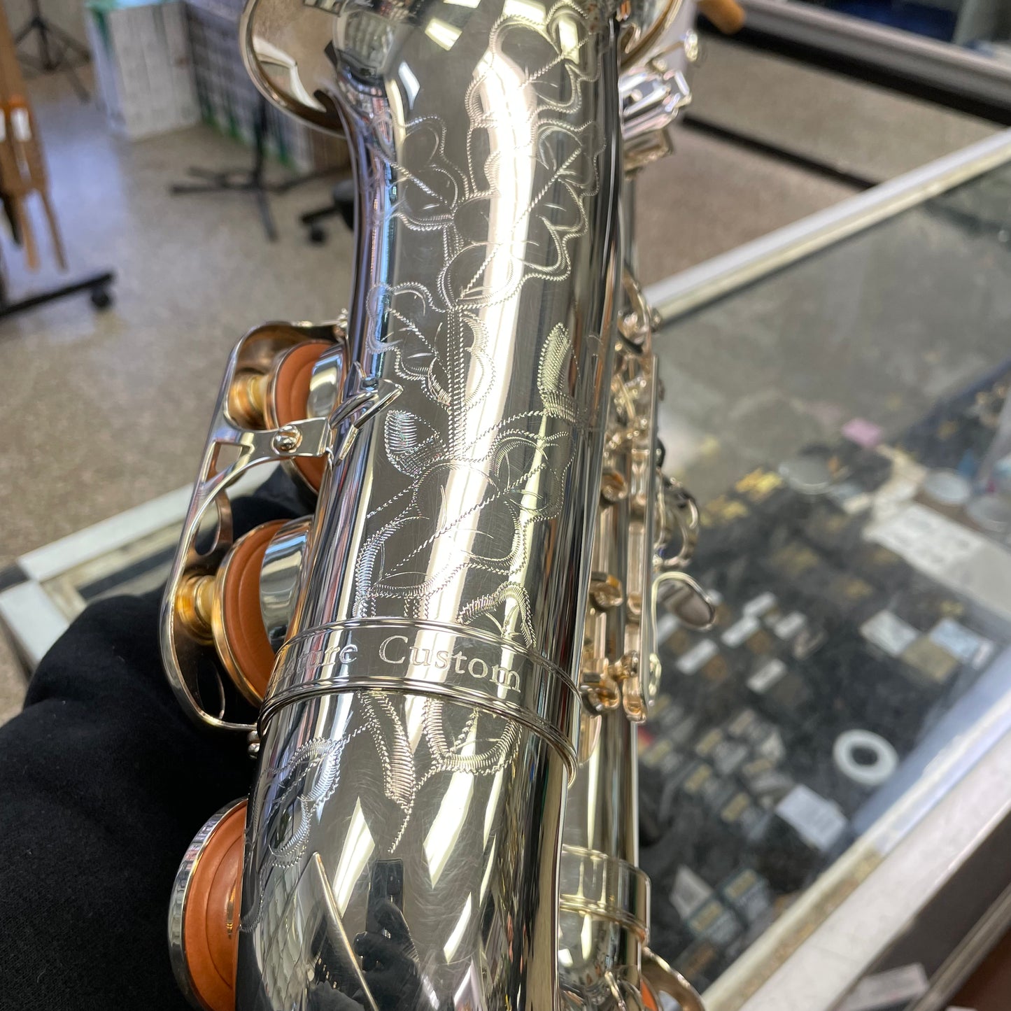 Pre-Owned Trevor James Alto Saxophone - Silver Plated