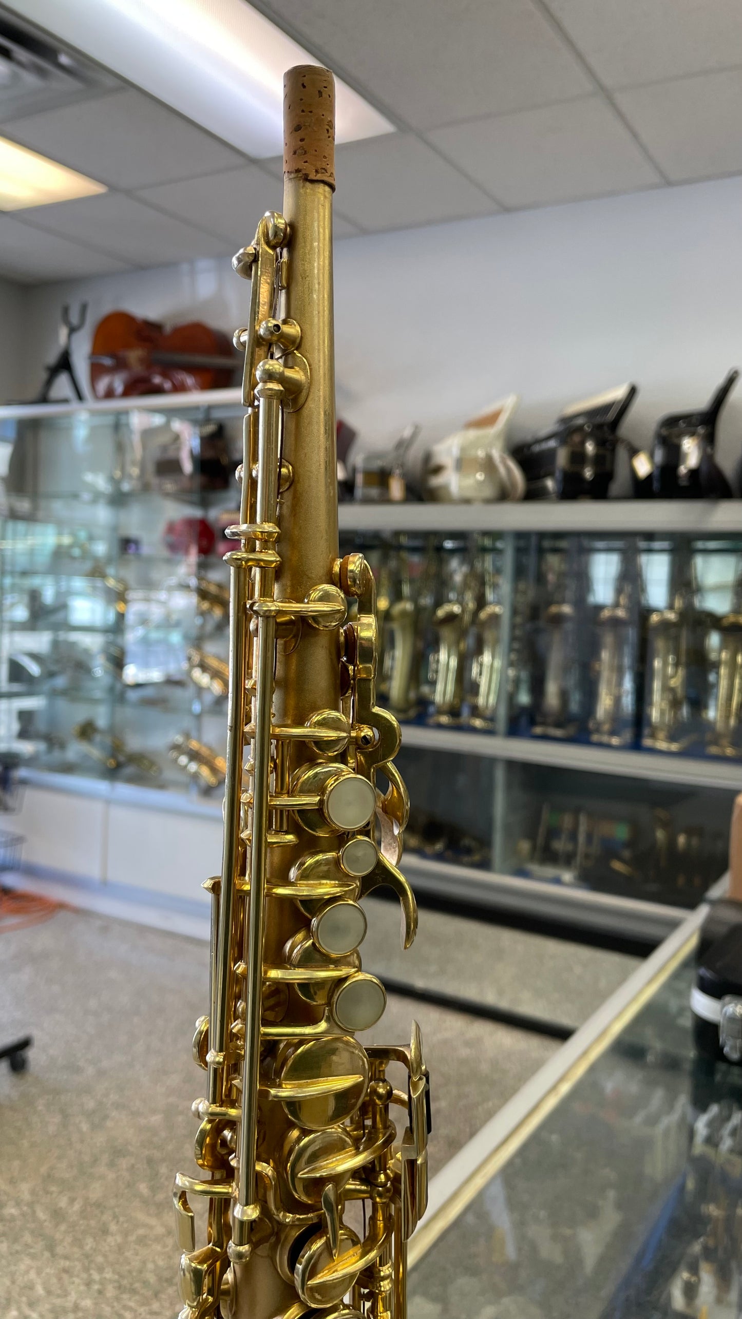 Pre-Owned Martin Handcraft Soprano Saxophone - Gold Plated