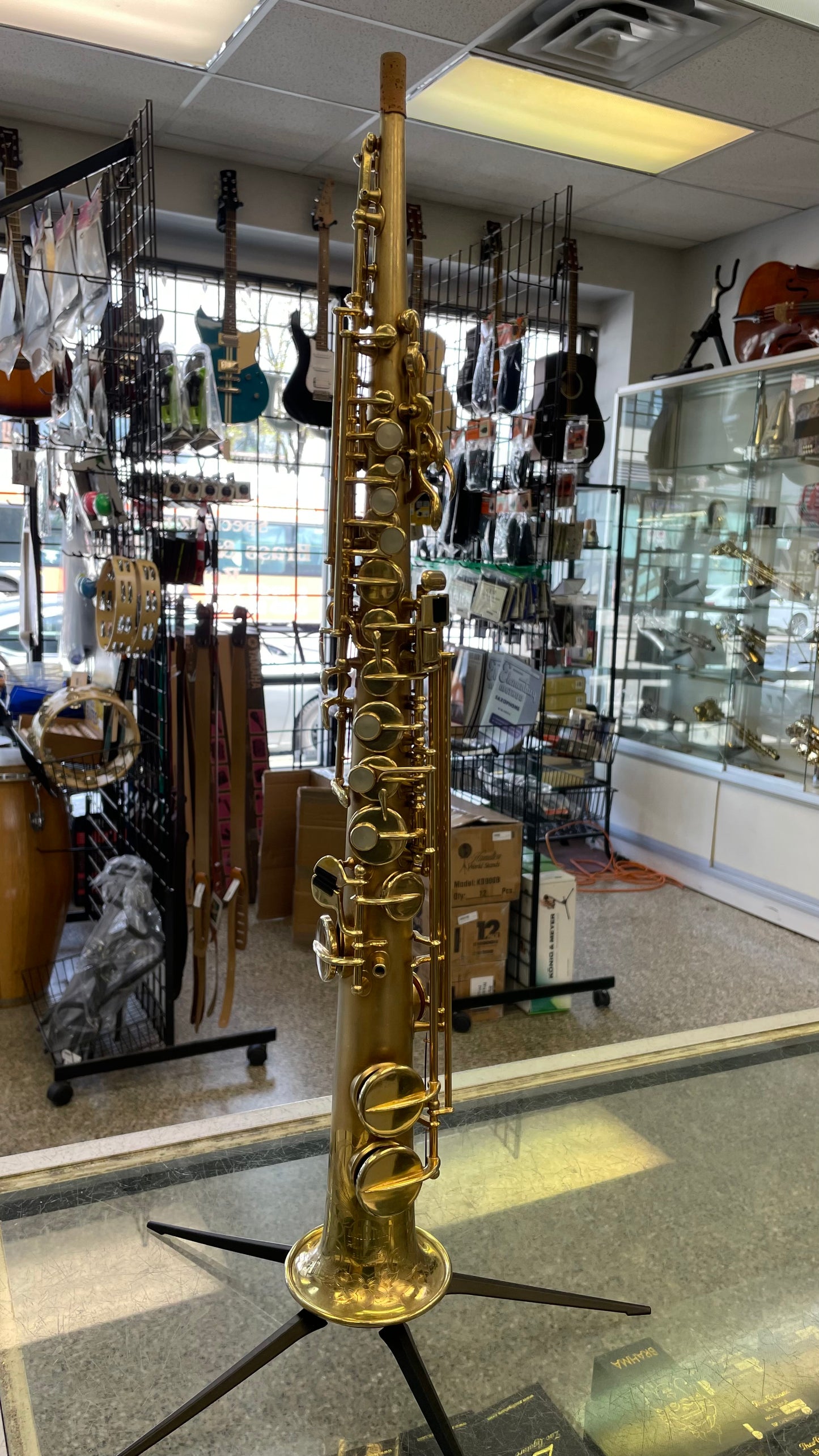 Pre-Owned Martin Handcraft Soprano Saxophone - Gold Plated