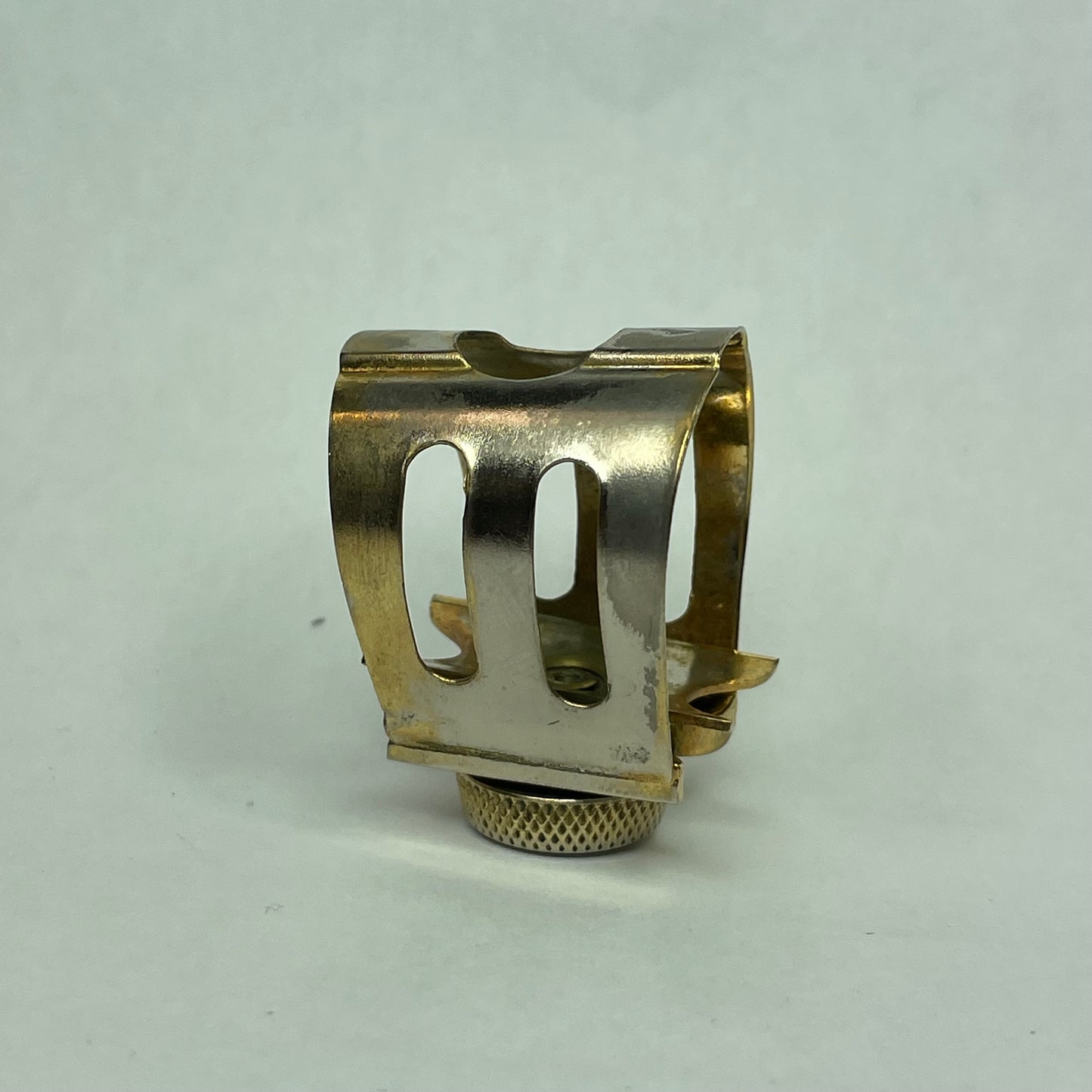 Pre-Owned Otto Link Ligature Metal Alto - Late 60s