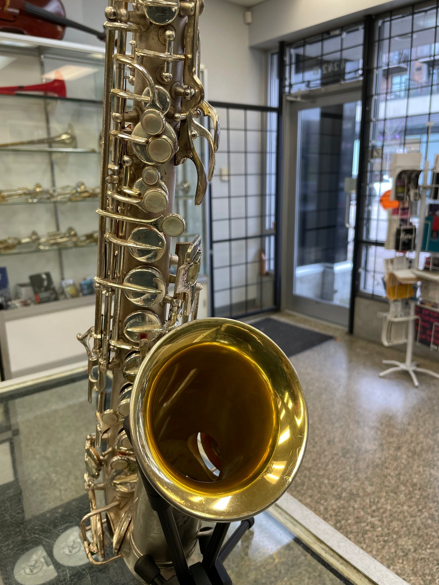 1931 Conn 6M Transitional Alto Sax - Silver-Plated