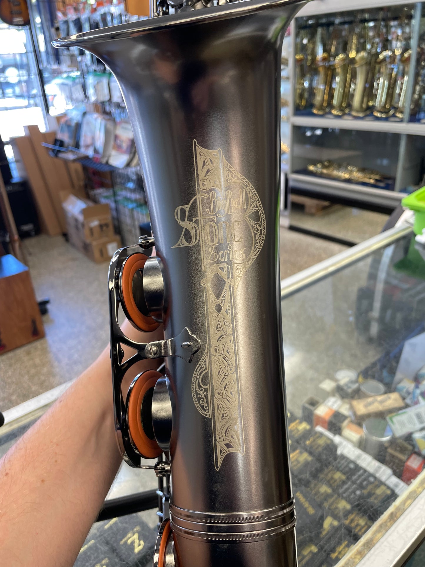 Pre-Owned Cannonball Big Bell Stone Series 'Raven' Tenor Saxophone