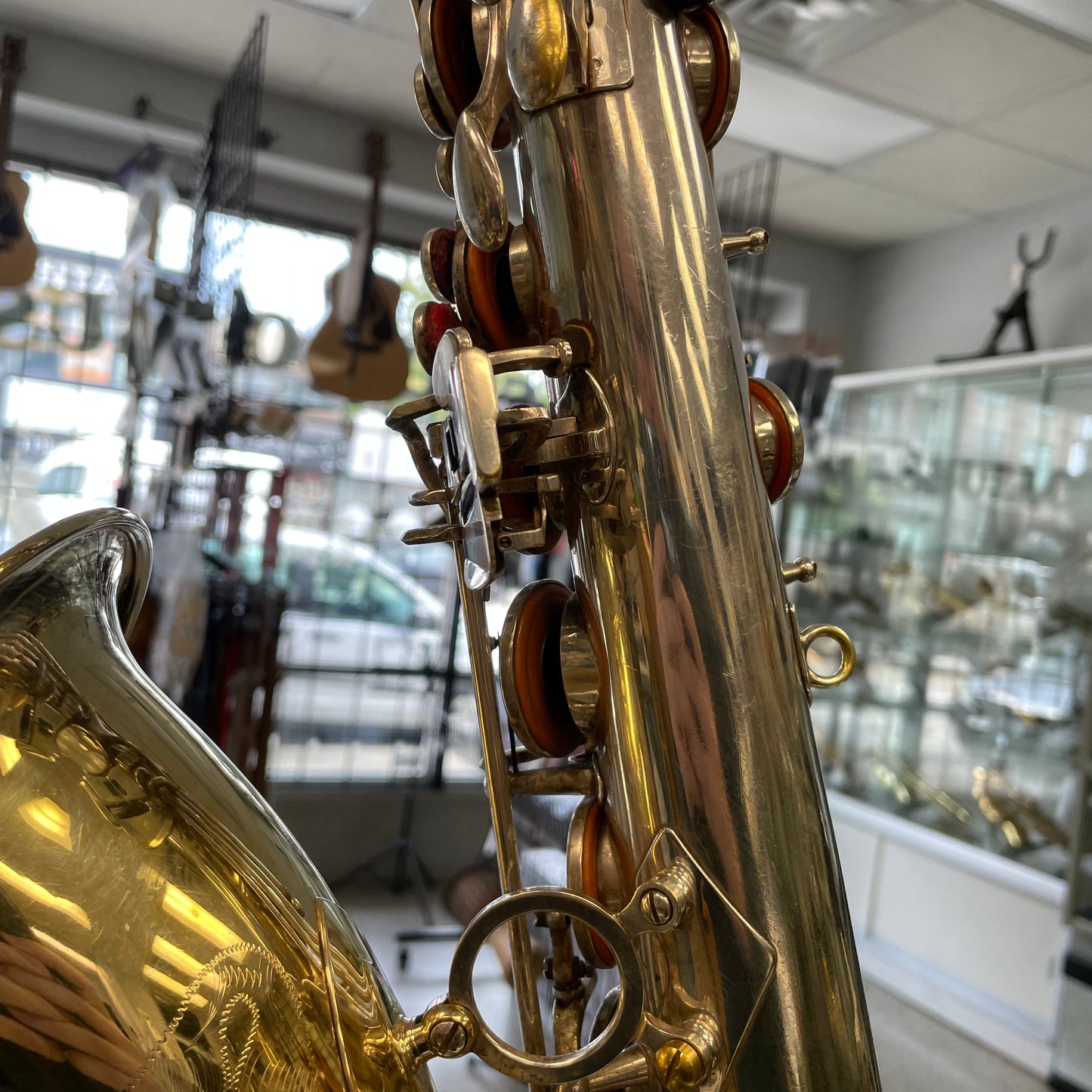 Pre-Owned Selmer Super Action Series II - Silver-Plated with Gold-Plated Bell/Bow