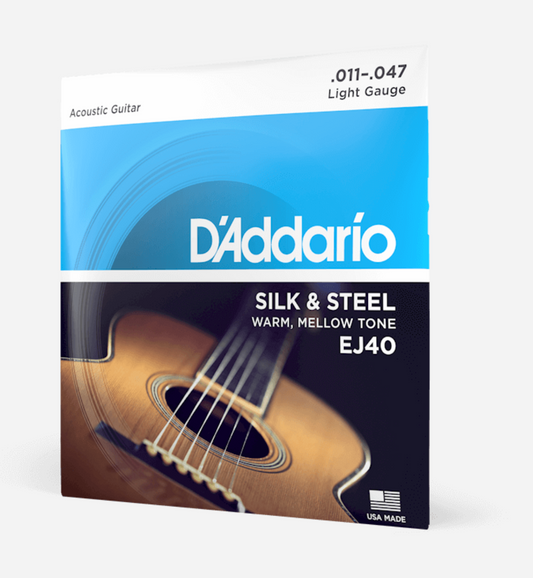 D'Addario Acoustic Guitar Strings - Silk & Steel