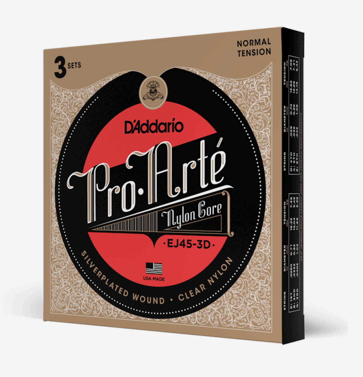 Pro-Arté Classical Guitar Strings - 3 Pack