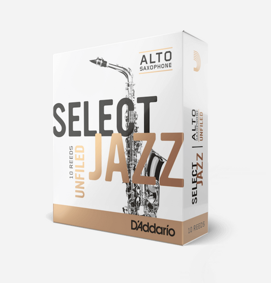 Select Jazz Unfiled Alto Saxophone Reeds