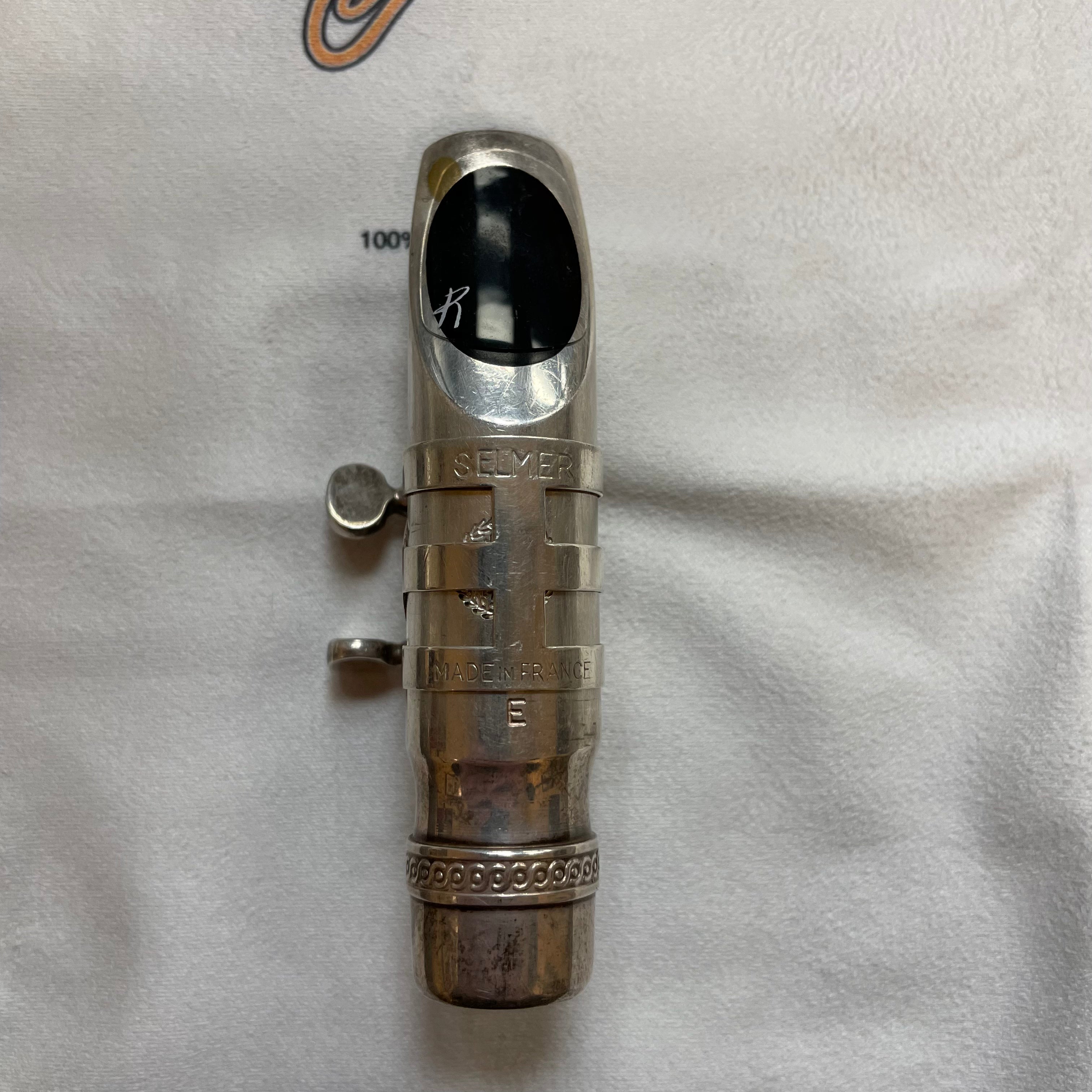 Vintage Selmer Scrolled Shank Metal E Alto Massullo Music