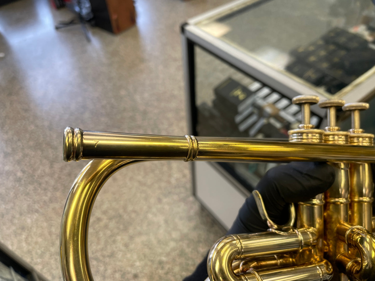 Pre-Owned Marcinkiewicz Rembrandt Four-X Trumpet - Gold-Plated