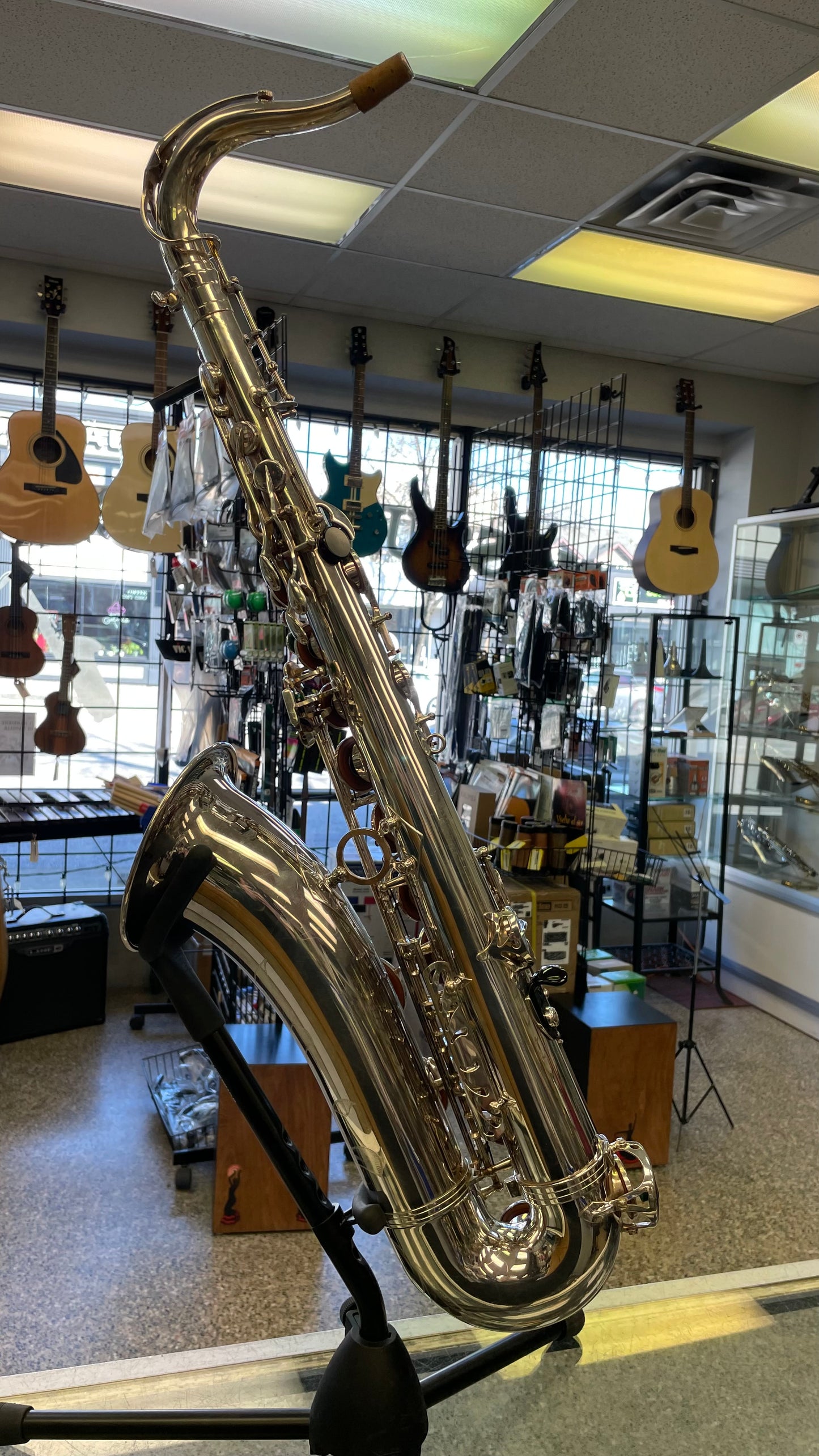 Pre-Owned Selmer Series II Tenor Saxophone - Silver Plated