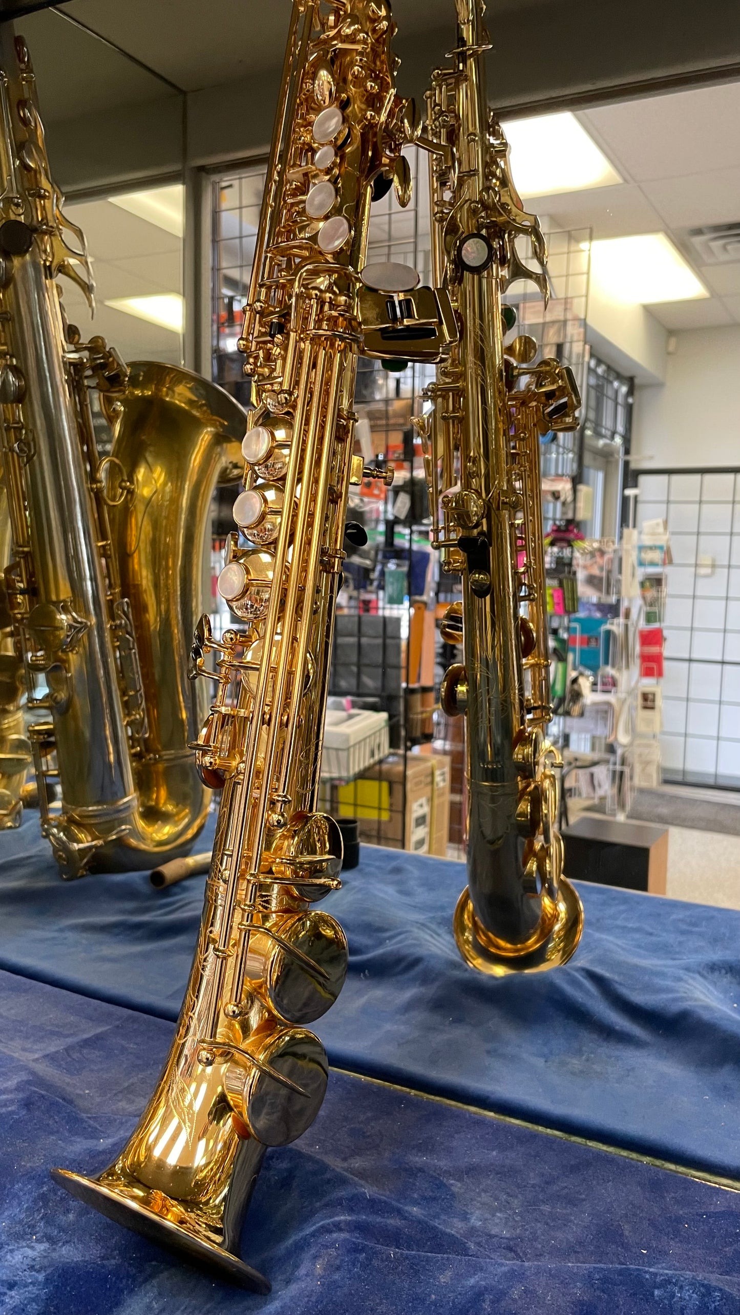 Pre-Owned Rampone & Cazzani Saxello R1 Soprano Saxophone - Gold Plated