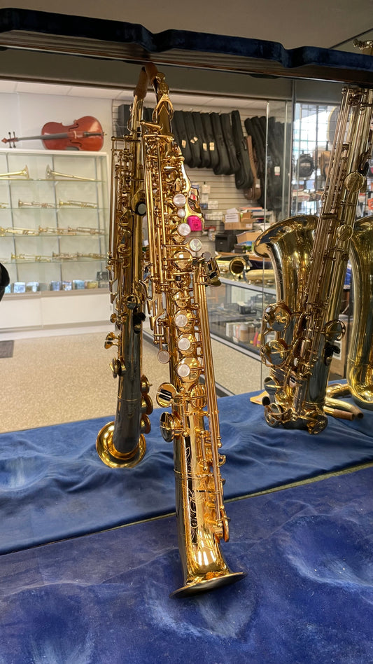 Pre-Owned Rampone & Cazzani Saxello R1 Soprano Saxophone - Gold Plated