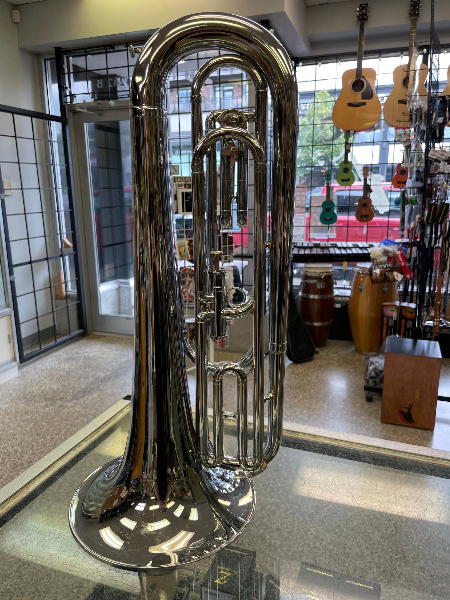 Pre-Owned Getzen Piston/Rotor Baritone Bugle