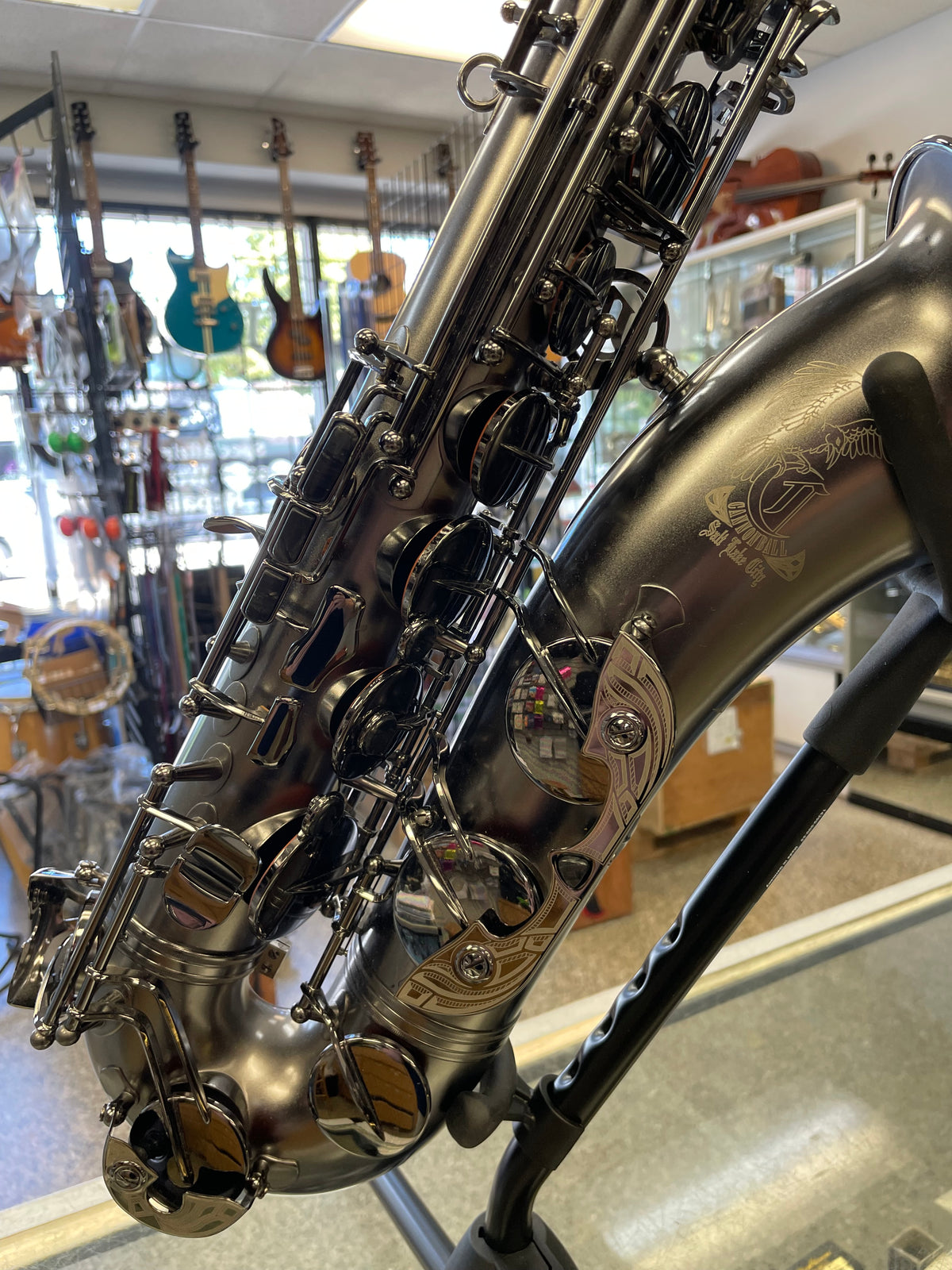 Pre-Owned Cannonball Big Bell Stone Series 'Raven' Tenor Saxophone ...