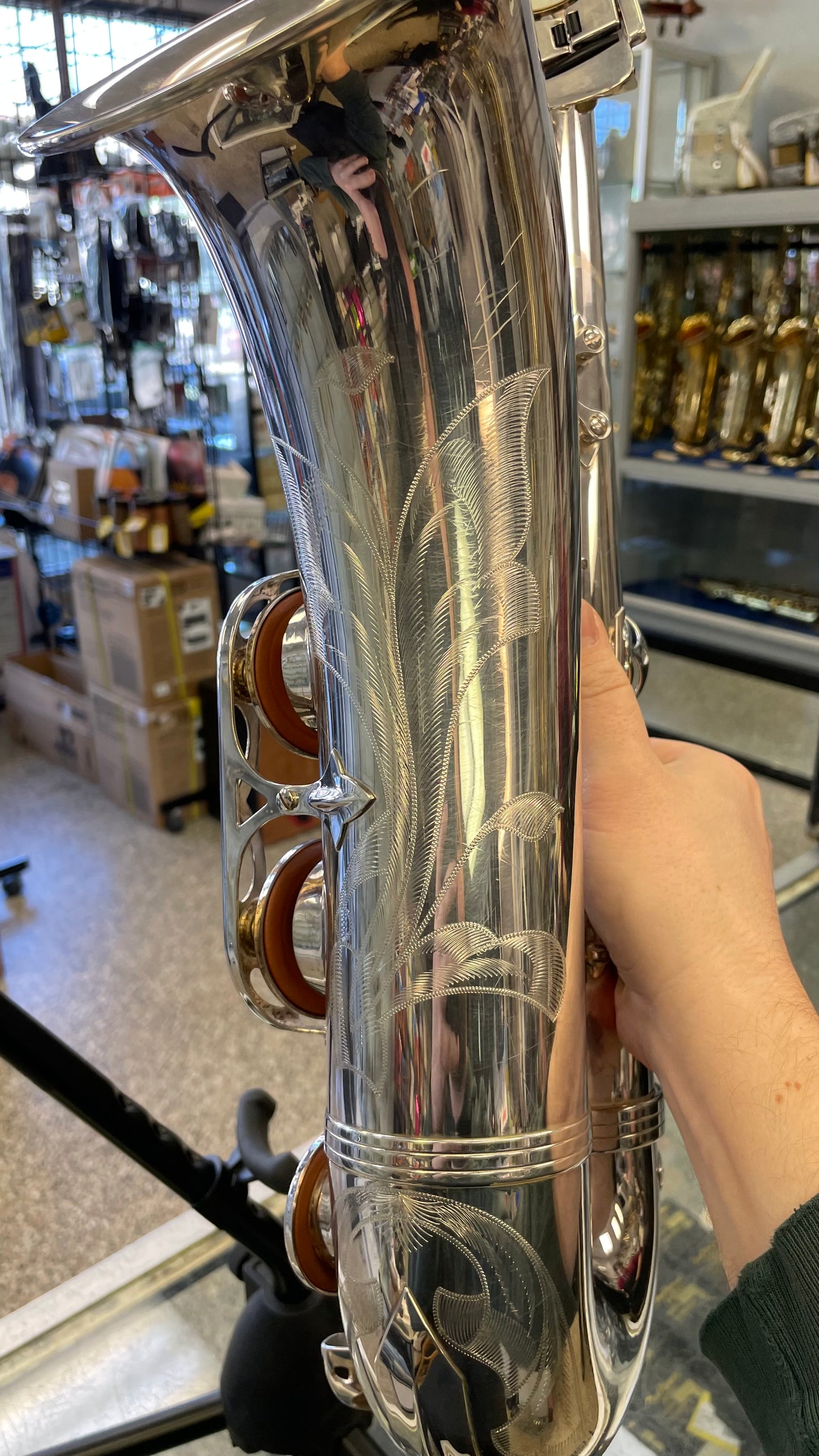 Pre-Owned Selmer Series II Tenor Saxophone - Silver Plated