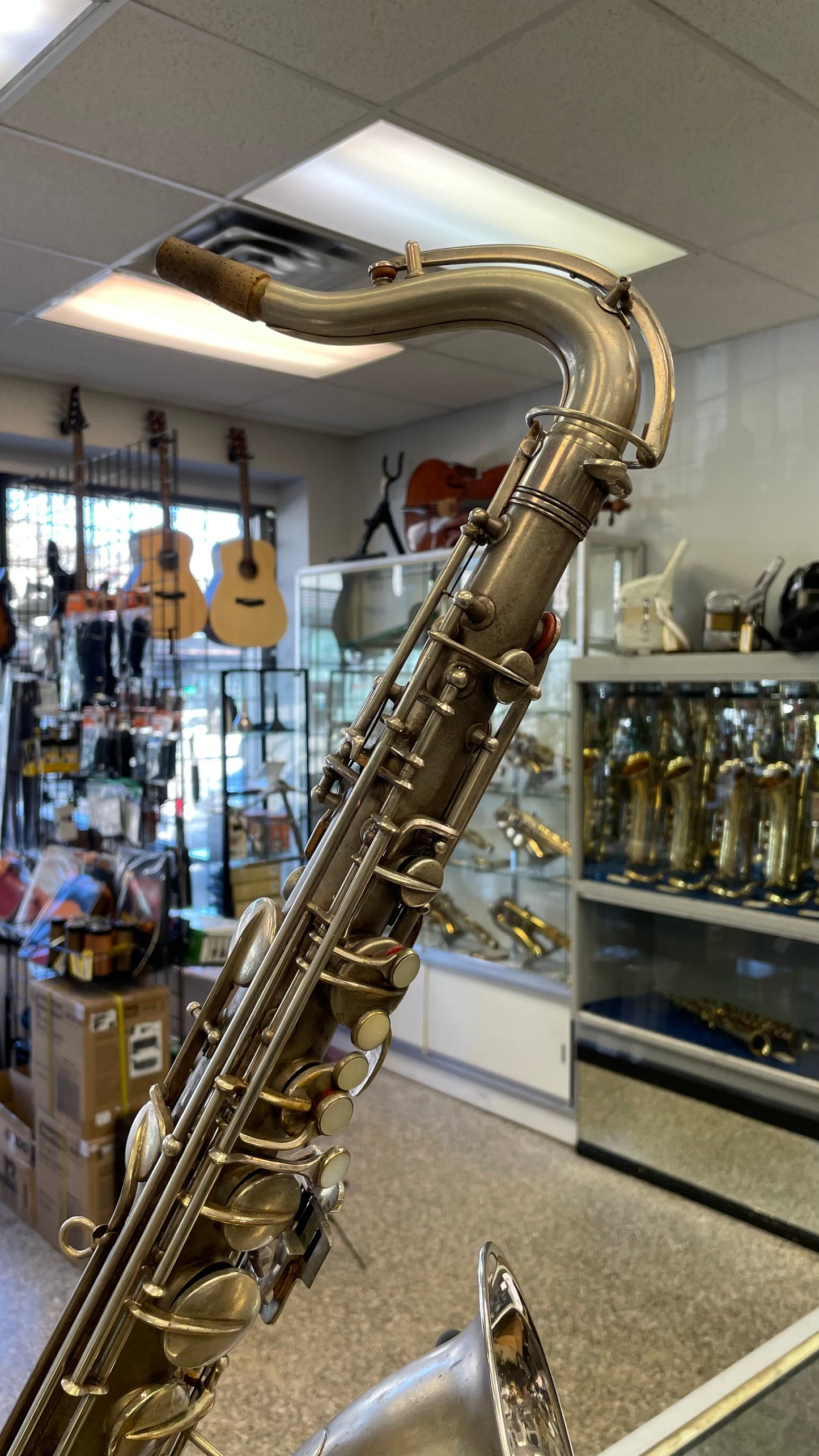Pre-Owned Sherwood Conn Stencil Tenor Saxophone