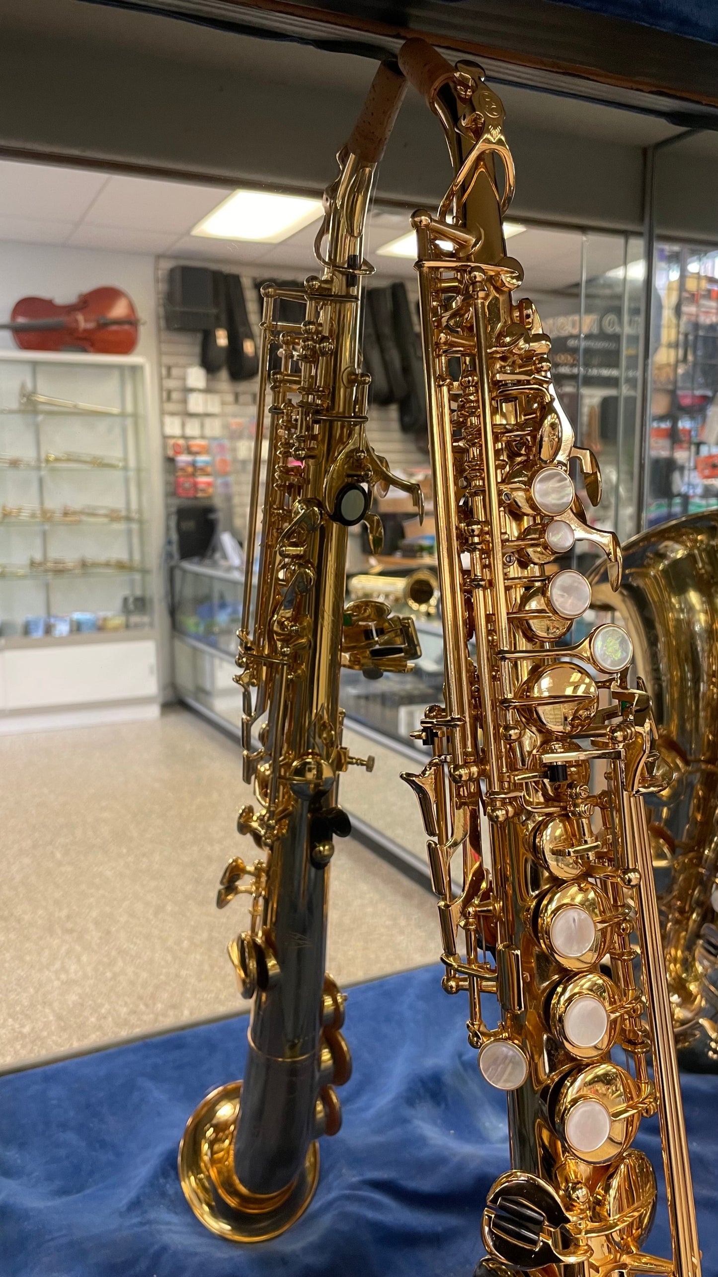 Pre-Owned Rampone & Cazzani Saxello R1 Soprano Saxophone - Gold Plated