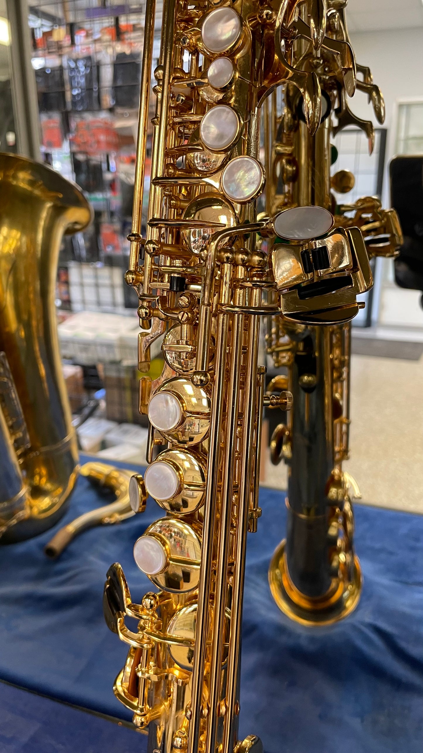 Pre-Owned Rampone & Cazzani Saxello R1 Soprano Saxophone - Gold Plated