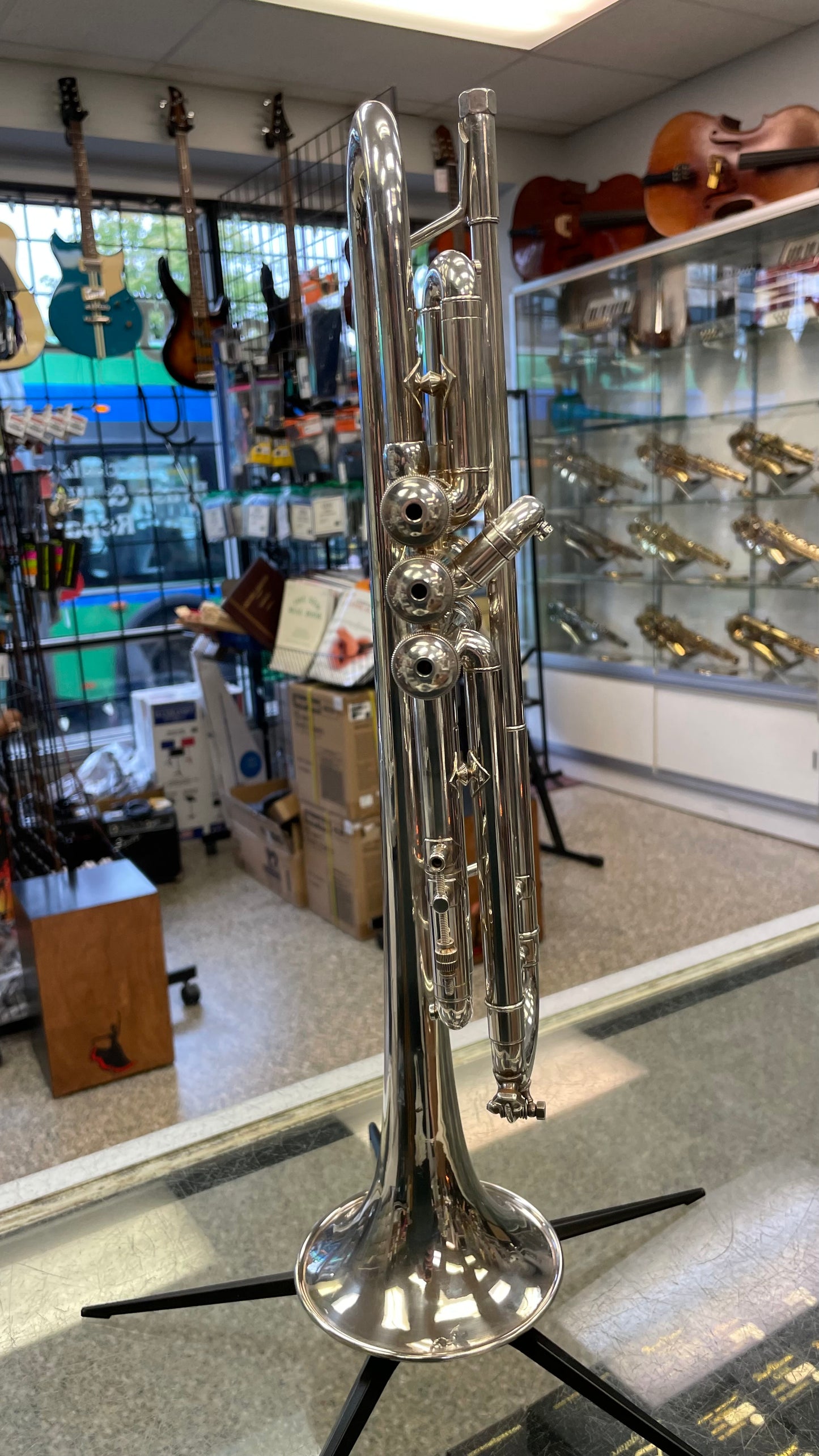 Pre-Owned Bach Stradivarius Model 37 Trumpet - Silver Plated