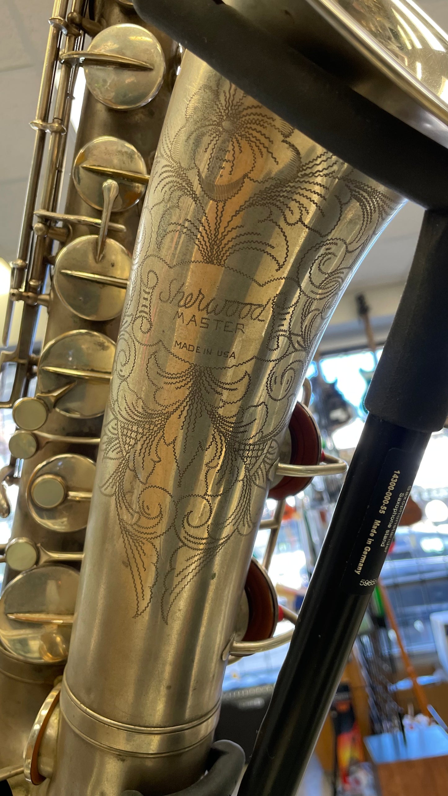 Pre-Owned Sherwood Conn Stencil Tenor Saxophone