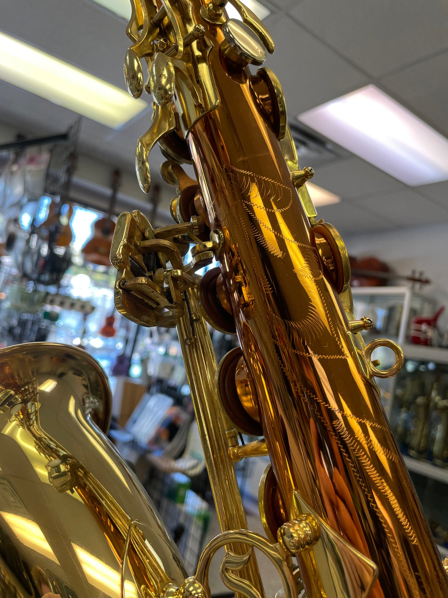 Pre-Owned Selmer La Voix II Tenor Saxophone - Copper