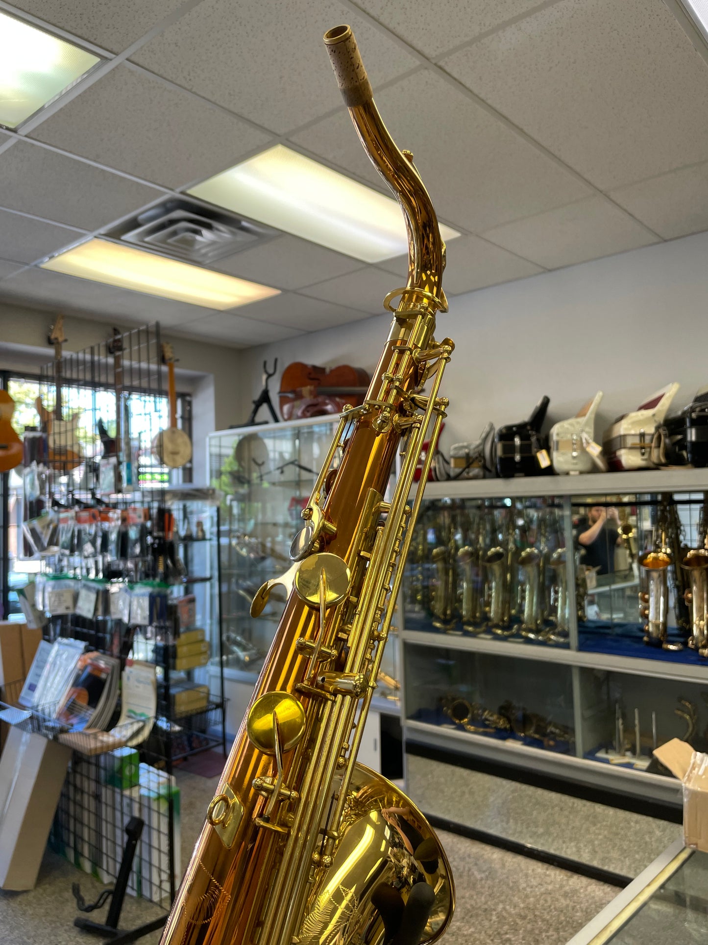 Pre-Owned Selmer La Voix II Tenor Saxophone - Copper