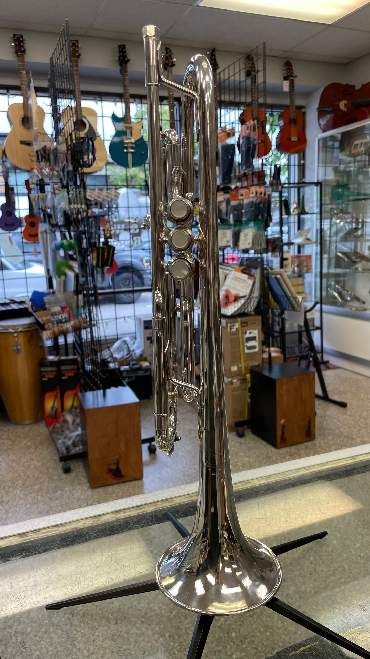 Pre-Owned Bach Stradivarius Model 37 Trumpet - Silver Plated