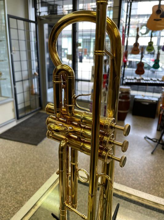 Pre-Owned Marcinkiewicz Rembrandt Four-X Trumpet - Gold-Plated