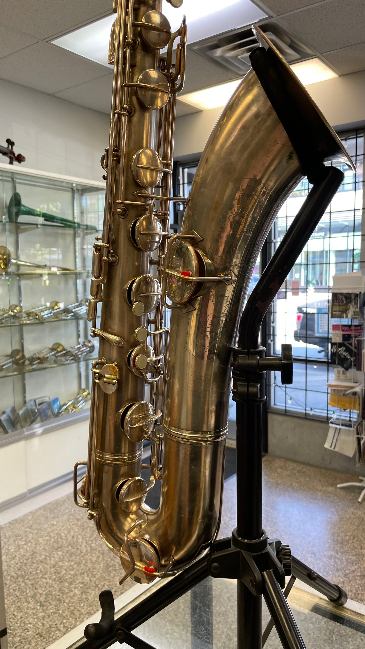 Vintage 1928 Conn New Wonder II Baritone Saxophone