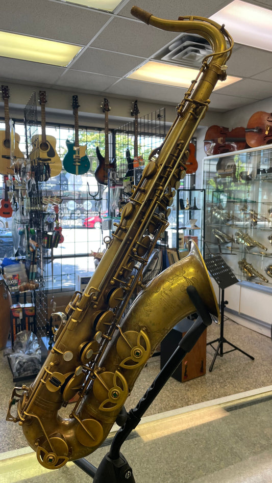 Pre-Owned JL Woodwinds Artist Edition New York Signature Tenor Saxophone - Unlacquered