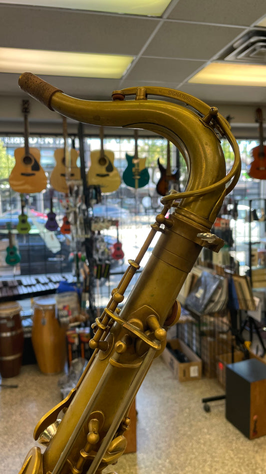 Pre-Owned JL Woodwinds Artist Edition New York Signature Tenor Saxophone - Unlacquered