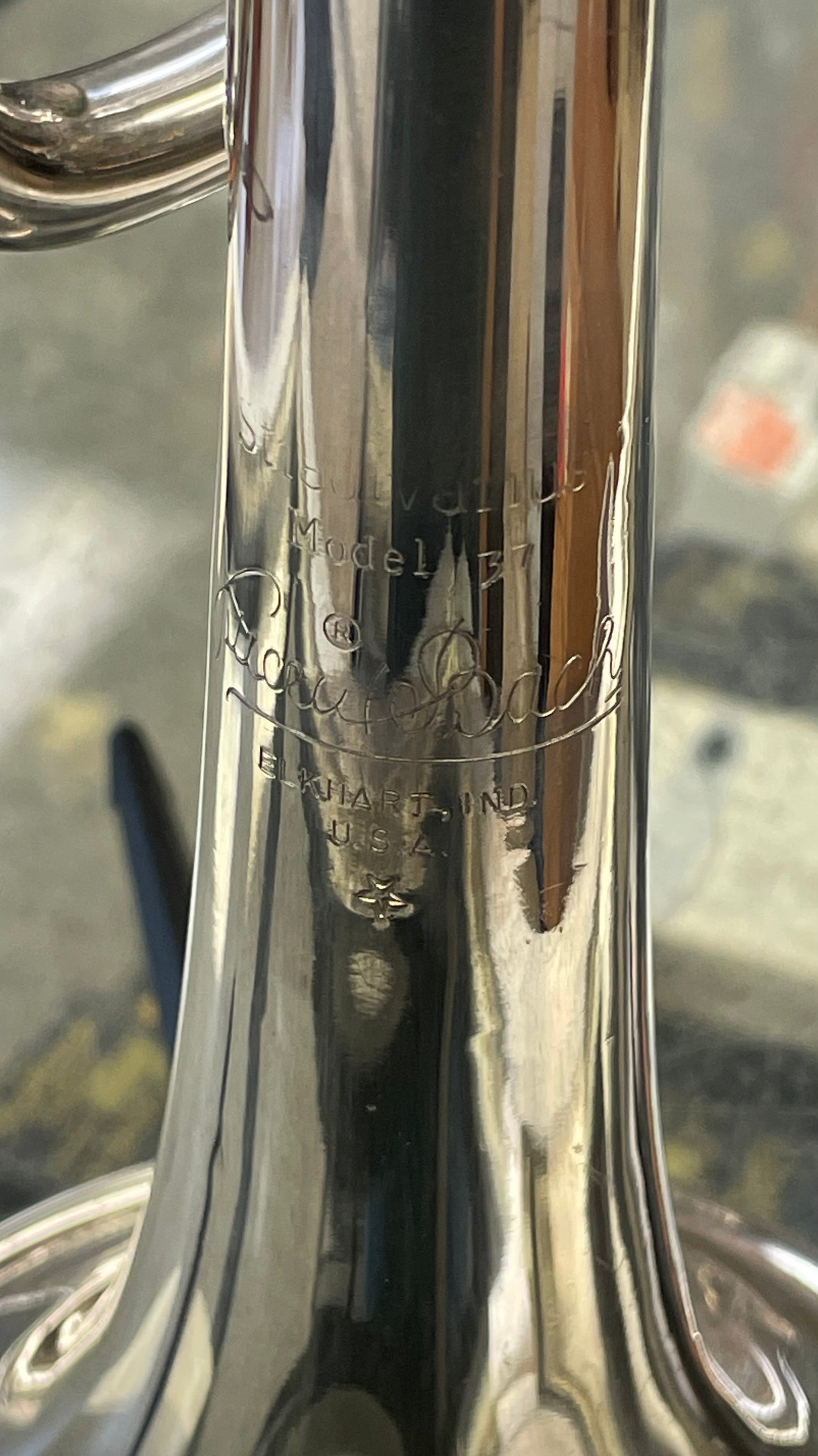Pre-Owned Bach Stradivarius Model 37 Trumpet - Silver Plated
