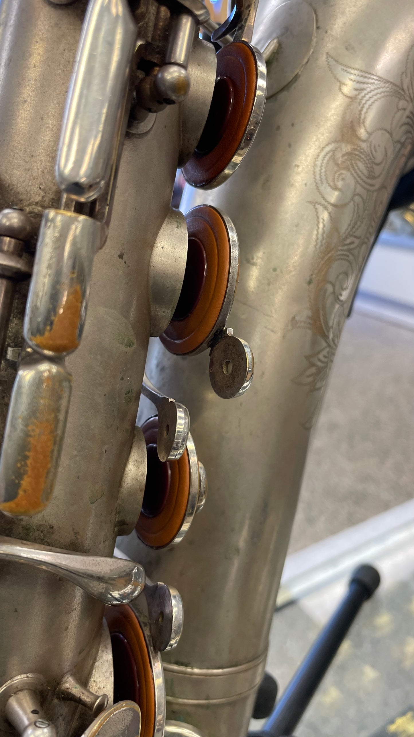 Pre-Owned Sherwood Conn Stencil Tenor Saxophone