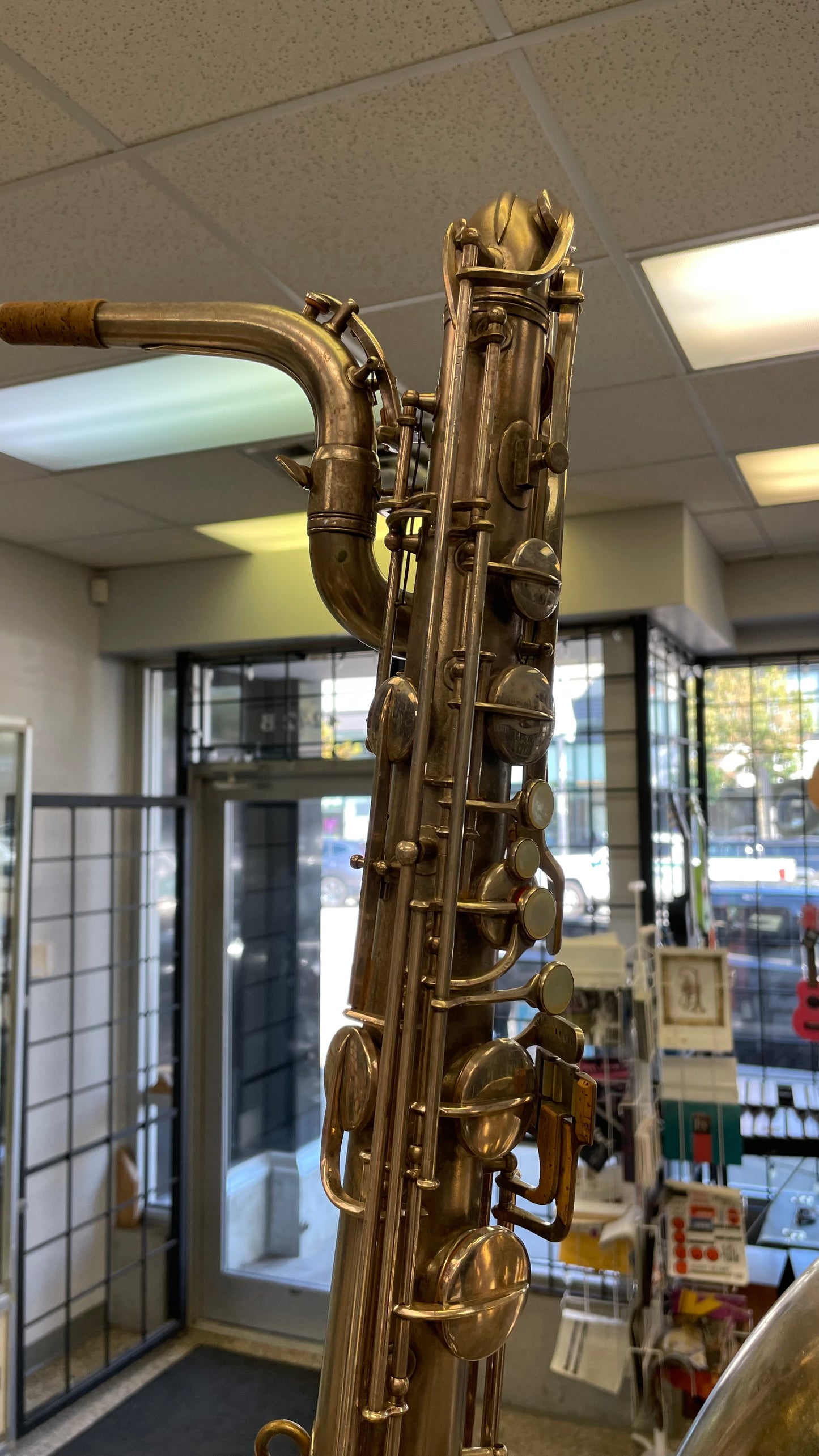 Vintage 1928 Conn New Wonder II Baritone Saxophone