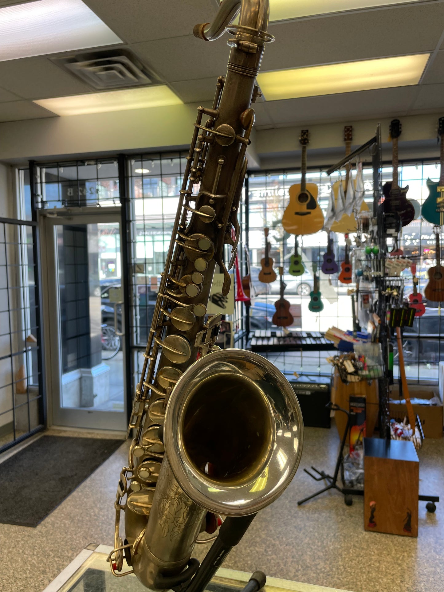 Pre-Owned Sherwood Conn Stencil Tenor Saxophone