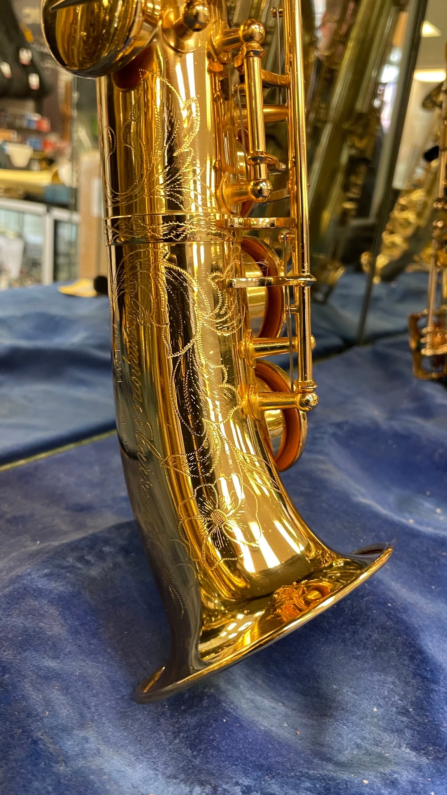 Pre-Owned Rampone & Cazzani Saxello R1 Soprano Saxophone - Gold Plated