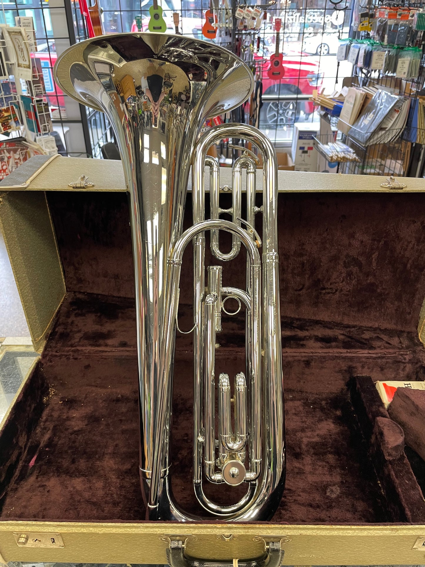 Pre-Owned Getzen Piston/Rotor Baritone Bugle