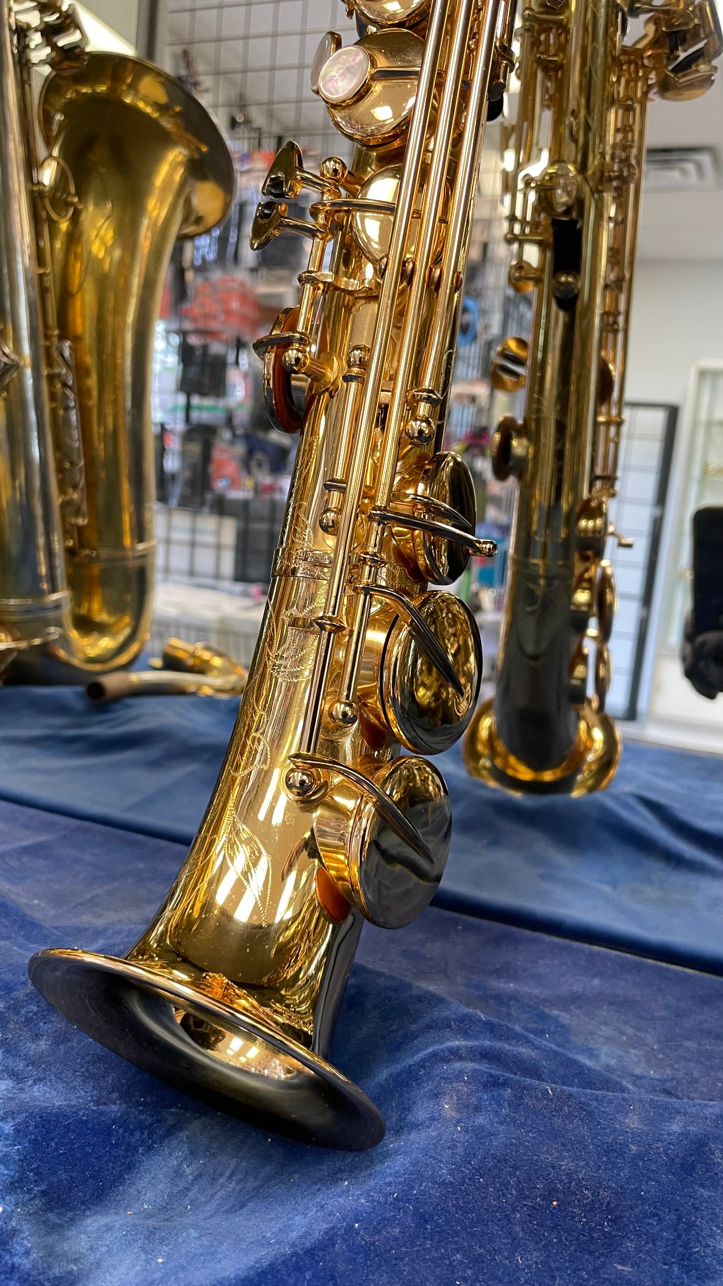 Pre-Owned Rampone & Cazzani Saxello R1 Soprano Saxophone - Gold Plated