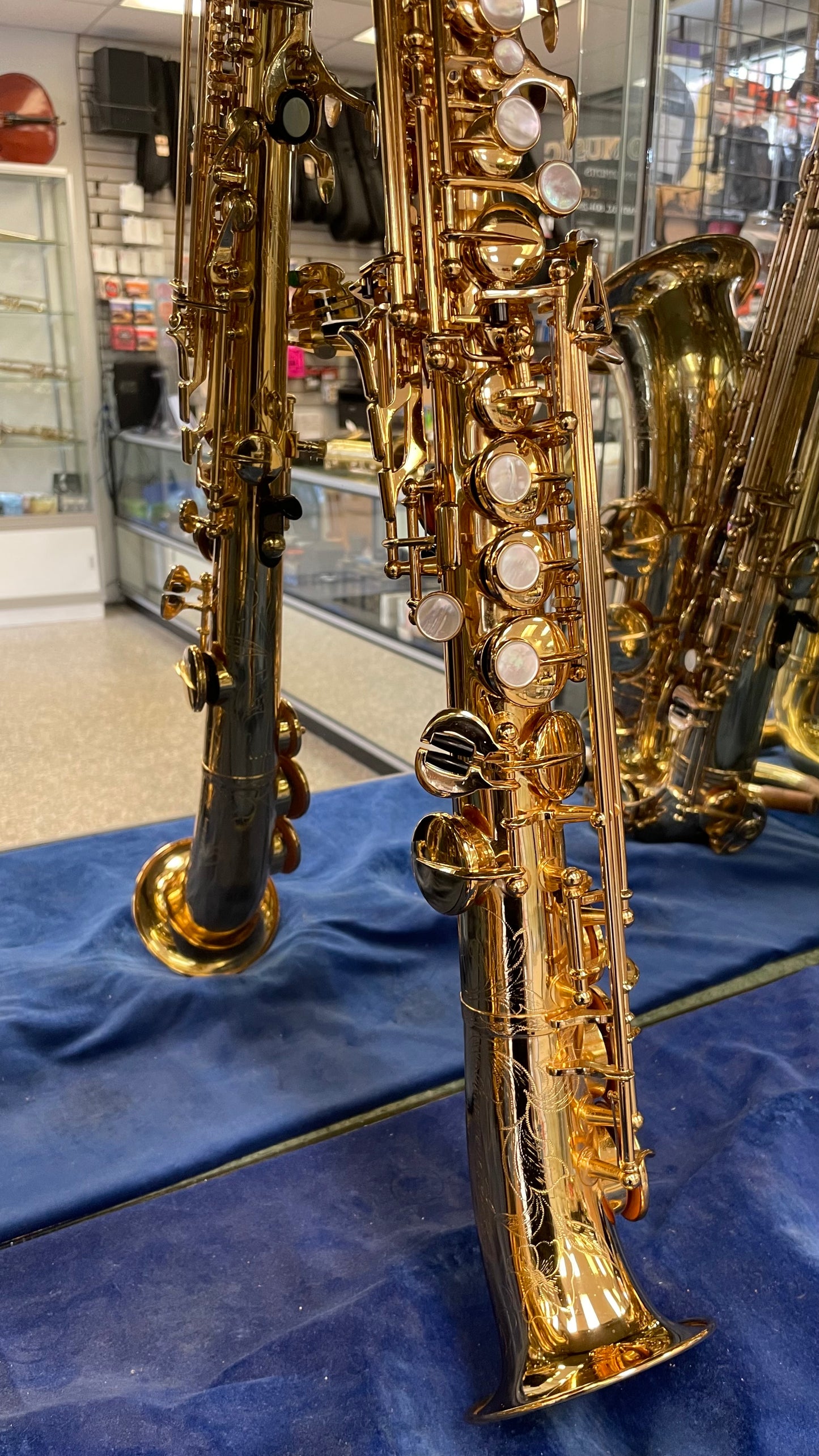 Pre-Owned Rampone & Cazzani Saxello R1 Soprano Saxophone - Gold Plated