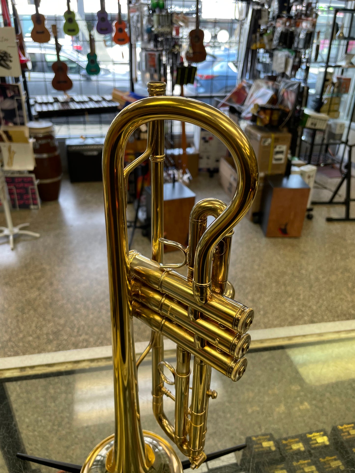 Pre-Owned Marcinkiewicz Rembrandt Four-X Trumpet - Gold-Plated