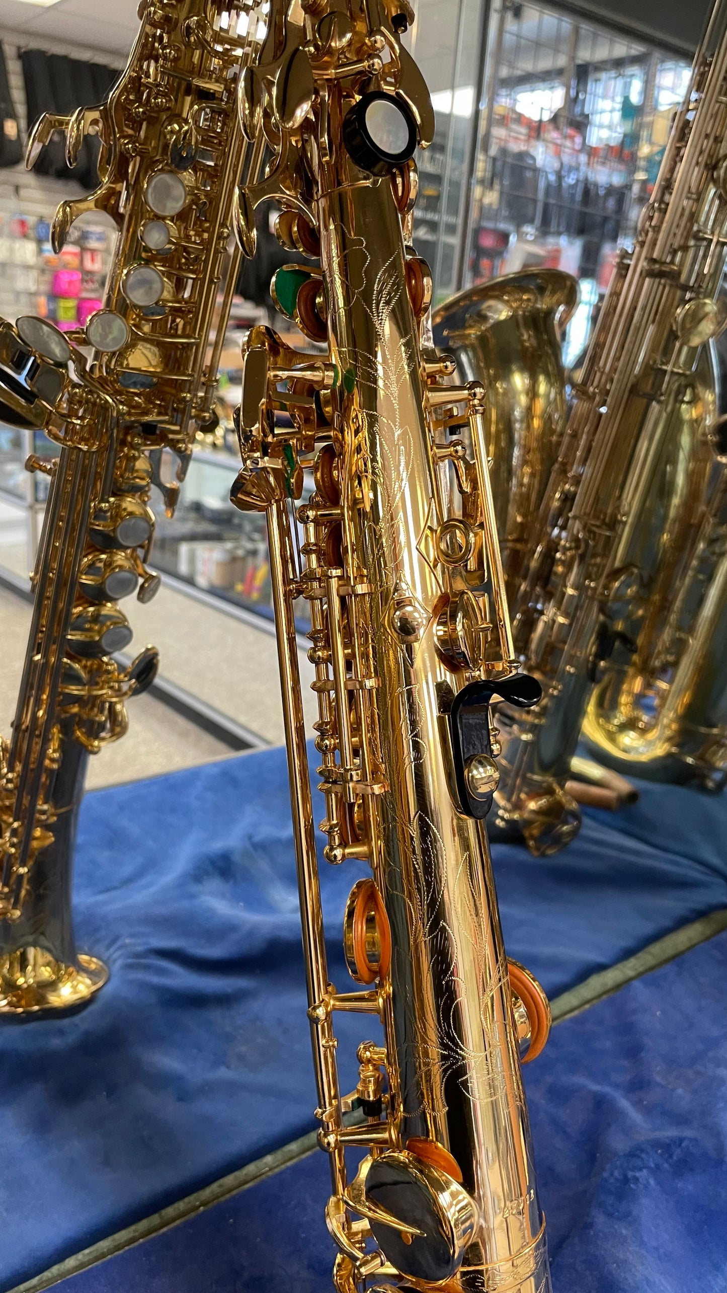 Pre-Owned Rampone & Cazzani Saxello R1 Soprano Saxophone - Gold Plated