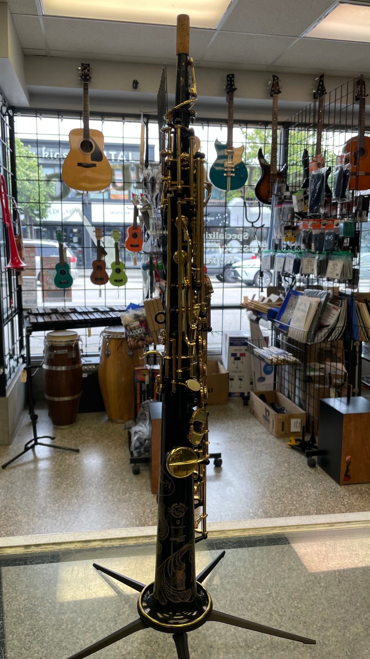 Pre-Owned Selmer Series III Soprano Saxophone - Black/Gold