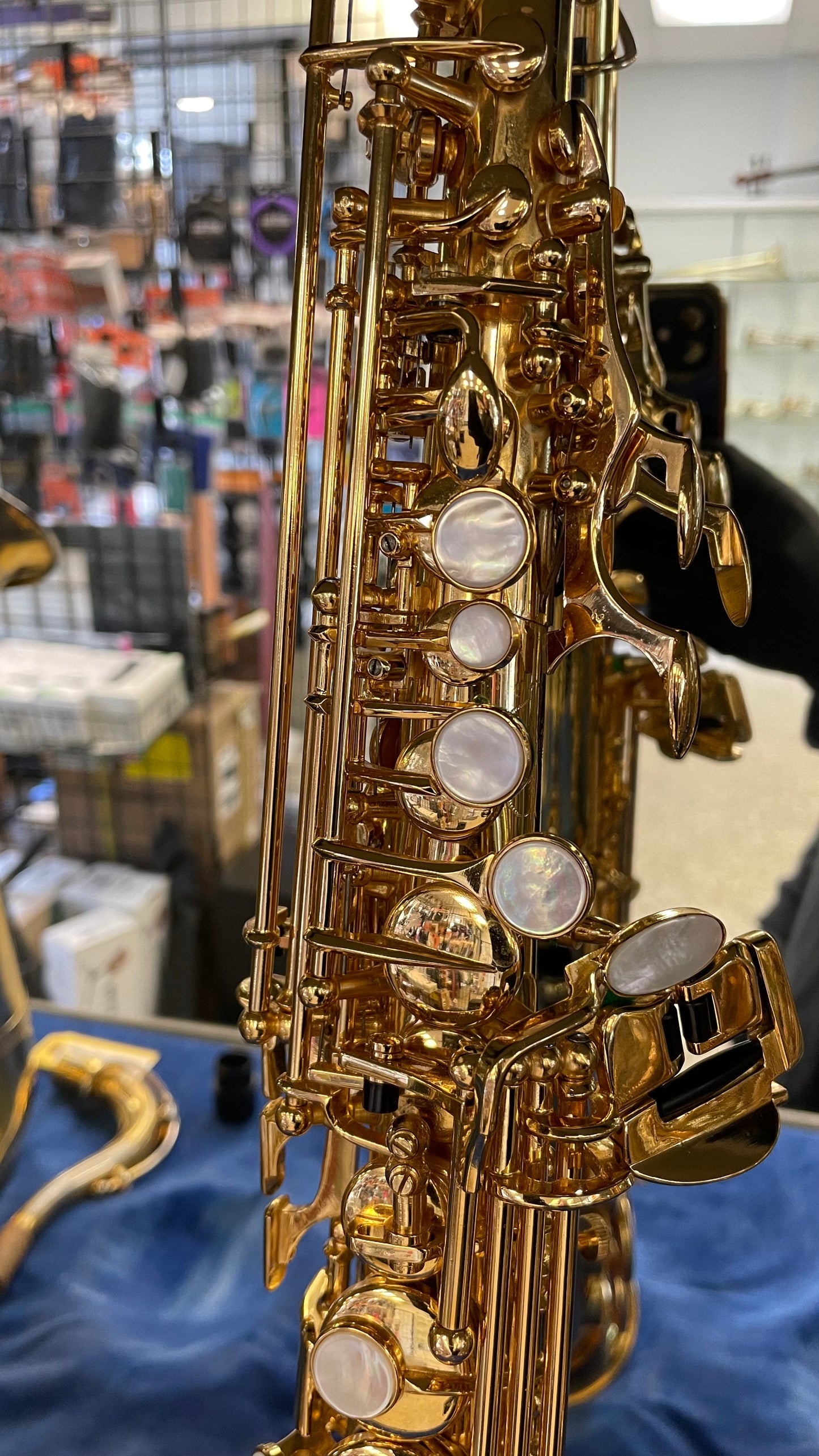 Pre-Owned Rampone & Cazzani Saxello R1 Soprano Saxophone - Gold Plated