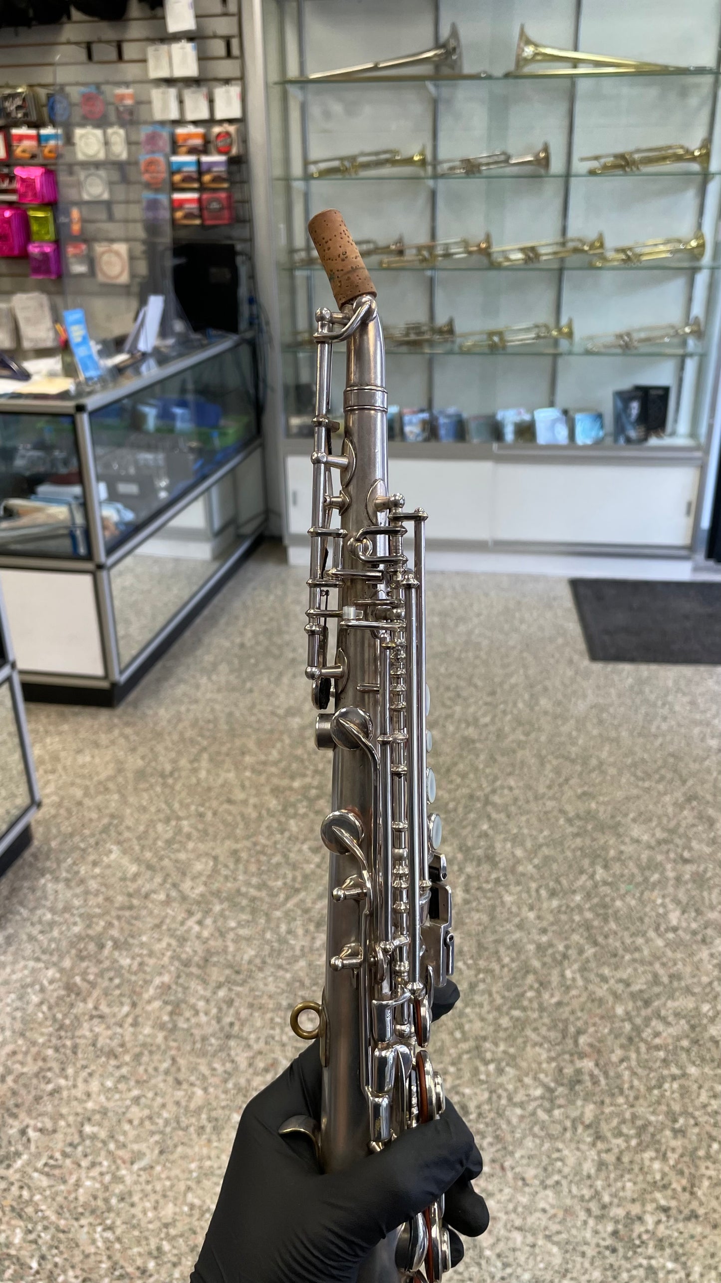 Pre-Owned Buescher True Tone Tipped Bell Soprano Saxophone